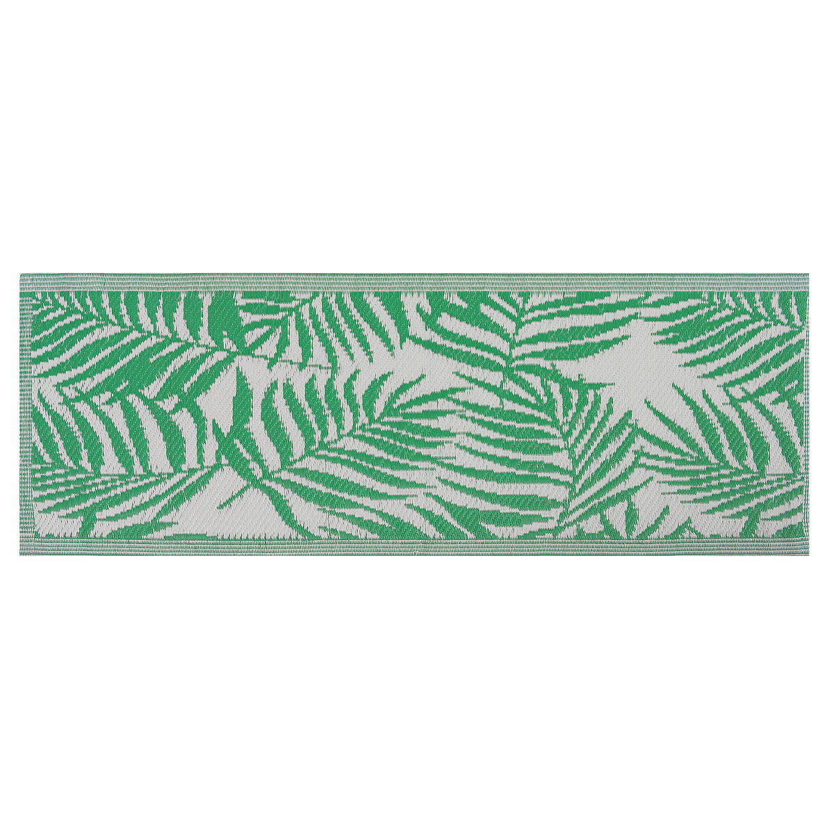 OUTDOOR-TEPPICH Kota 105/60 cm - Grün, Kunststoff (60/105cm) - Beliani