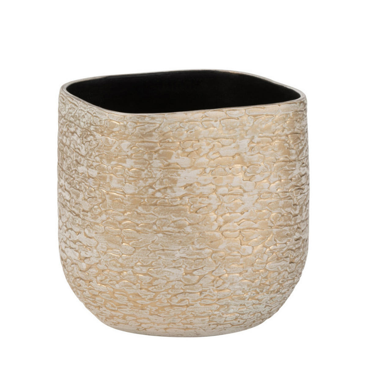 BLUMENTOPF AUDREY - Töpferei - Champagner - S - Ø 18,5 cm - Champagner, Keramik (18.5/19cm) - J-Line