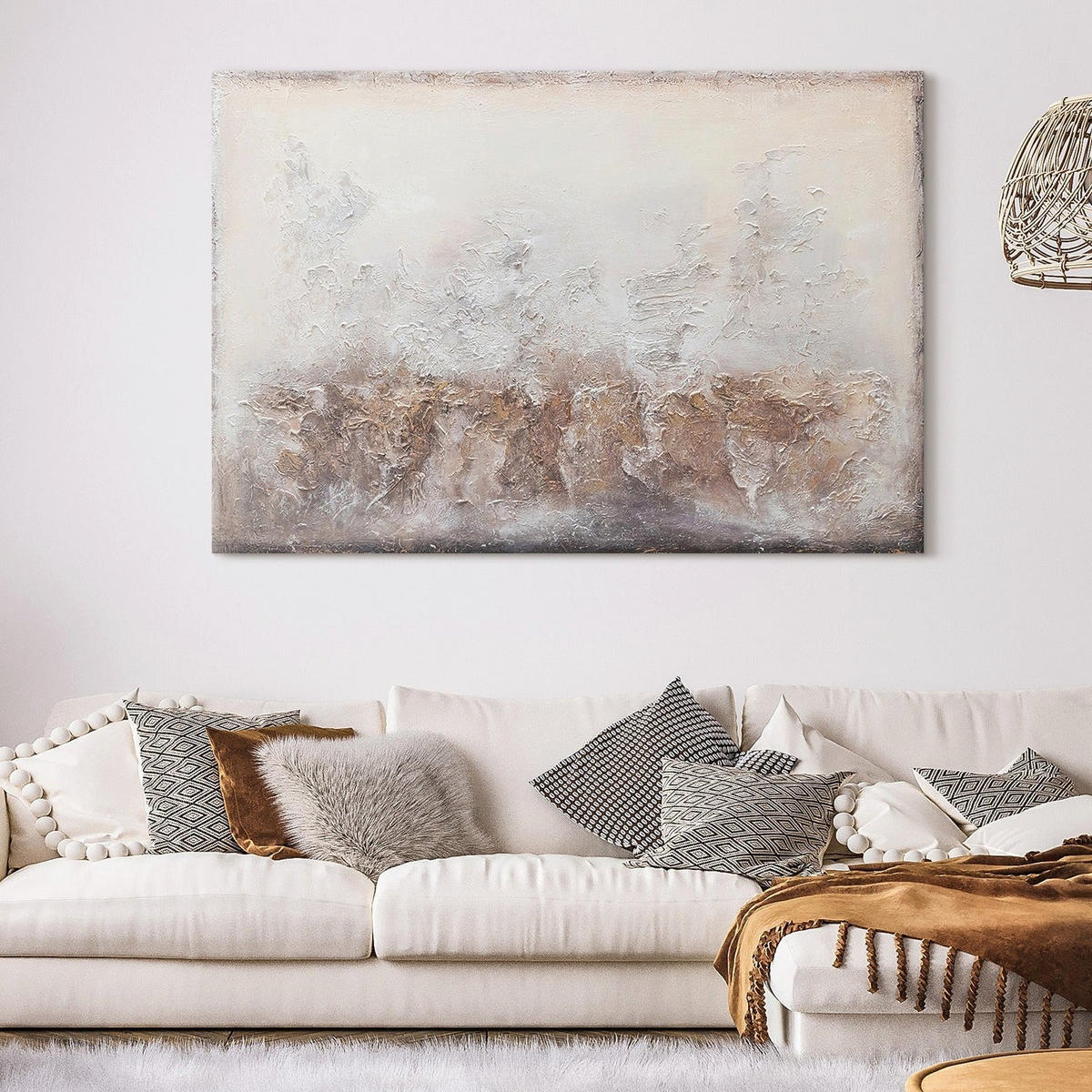 GEMÄLDE Hochglanz auf Keilrahmen 140x100 cm - Braun, Holz (140/100cm) - YS-art gallery