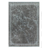 TEPPICH Moderner RAYA BORDER Grau 160 x 230 cm - Grau, Textil (160/230cm) - Novatrend