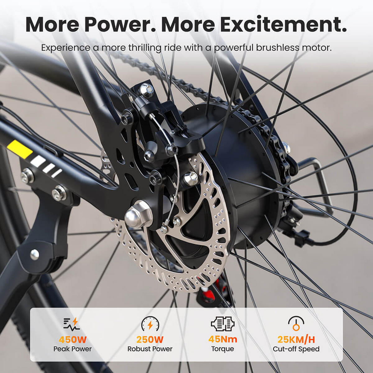 E-BIKE Touroll U1 29 – 250W Motor (45Nm), 468Wh Akku (65km), Shimano 21-Gang, 80mm Federgabel, 29" CST Reifen - Graphitfarben, Metall (110cm)