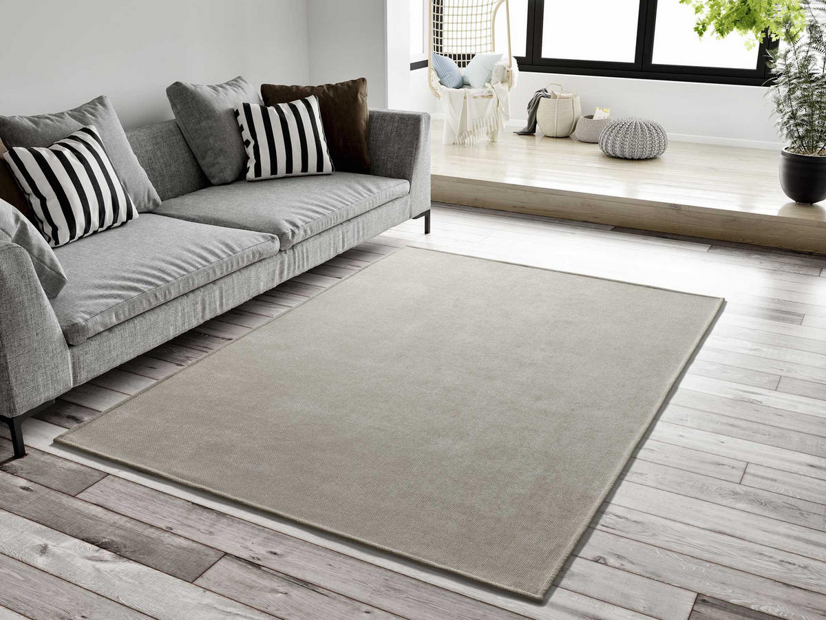 FLACHWEBETEPPICH waschbar Weiß Harris 60/120 cm - Weiß, Textil (60/120cm) - Atticgo