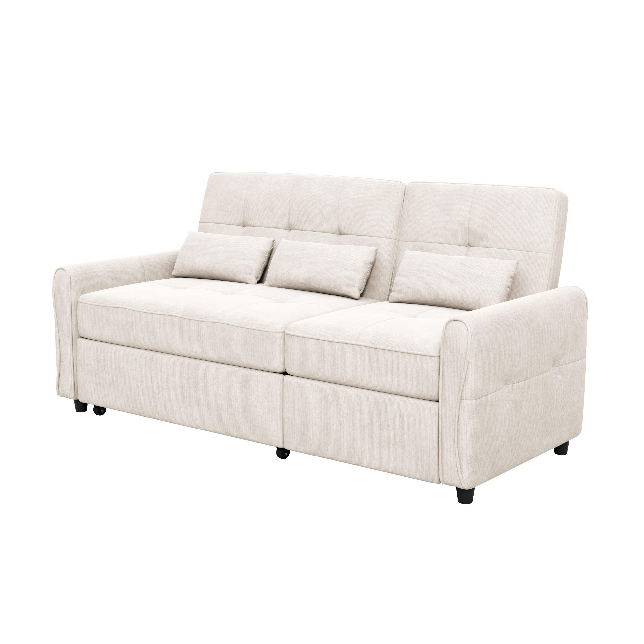 ComfortXL Schlafsofa Beige 176x83x148 cm