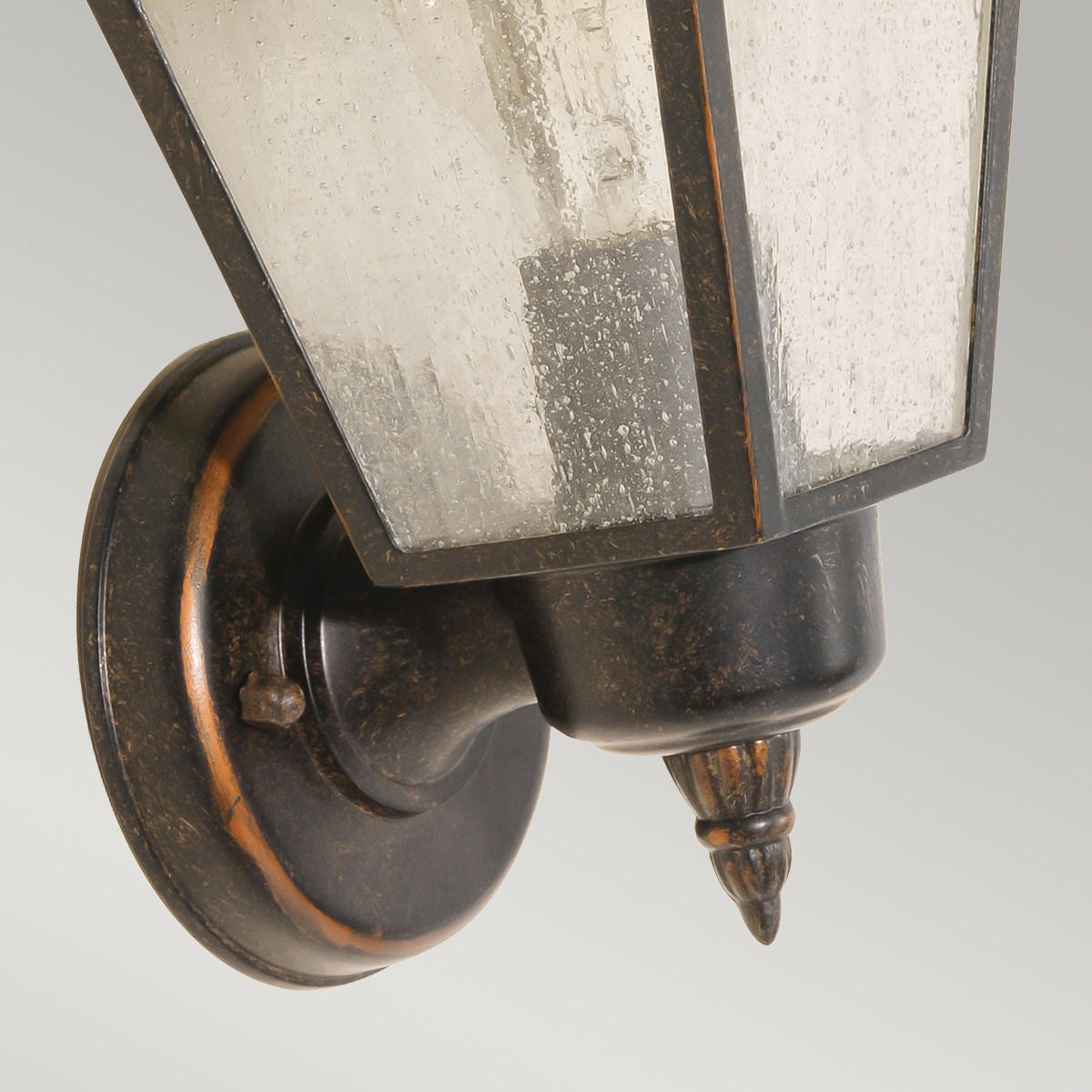 AUSSENLEUCHTE ALU-GUSS Bronze - Bronzefarben, Metall (13.5/26/15cm) - Elstead Lightning