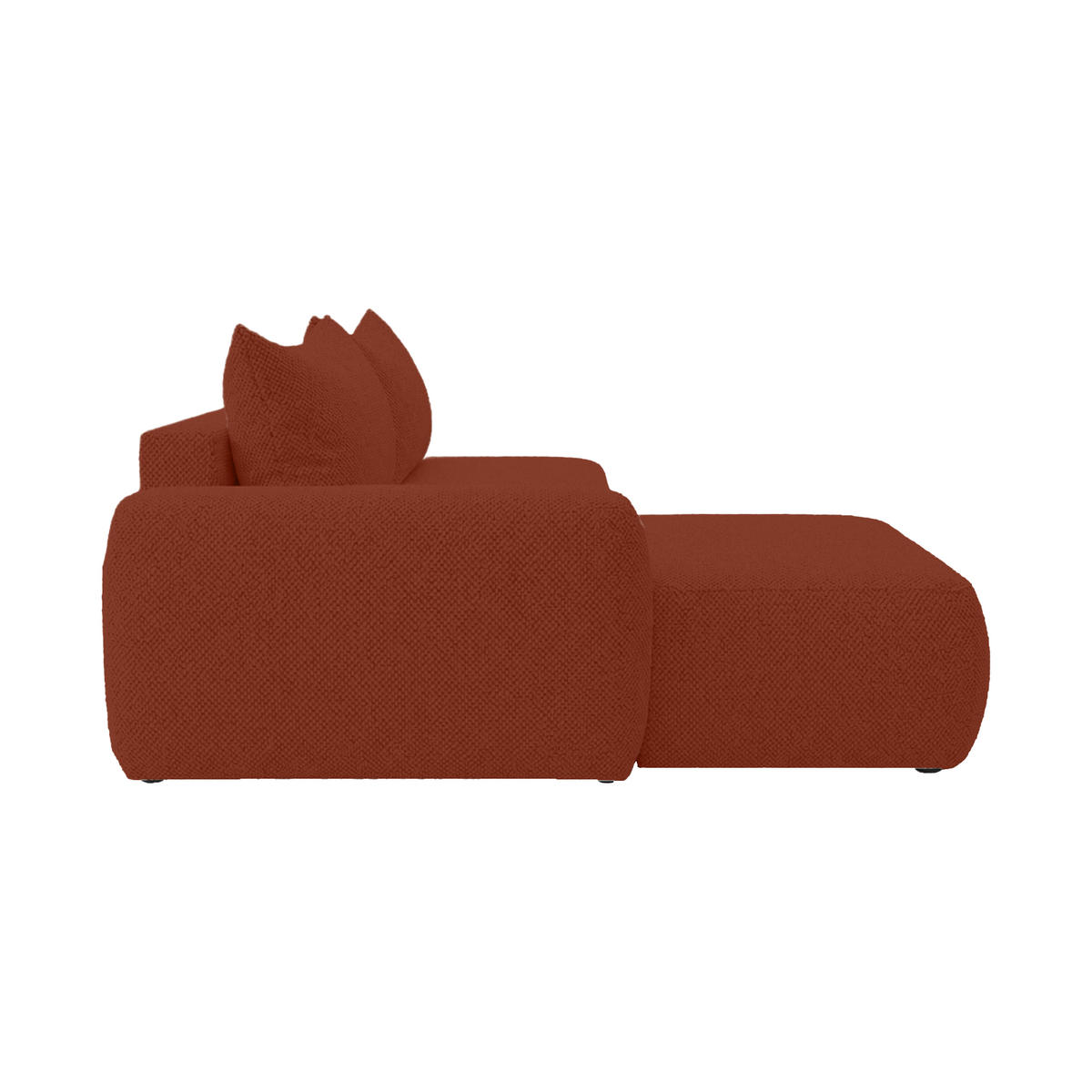 ECKSOFA Munduk I mit Schlaffunktion, Dunkelorange - Dunkelorange, Textil (302/184cm) - Fedve