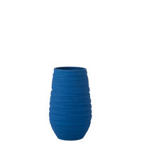 BLUMENTOPF FIESTA - Töpferei - Blau - L - Ø 19 cm - Blau, Keramik (19/40cm) - J-Line