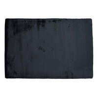 WOHNZIMMERTEPPICH - 230 x 160 - stoff - schwarz Bunny - Schwarz, Textil (230/160cm) - Vente-Unique