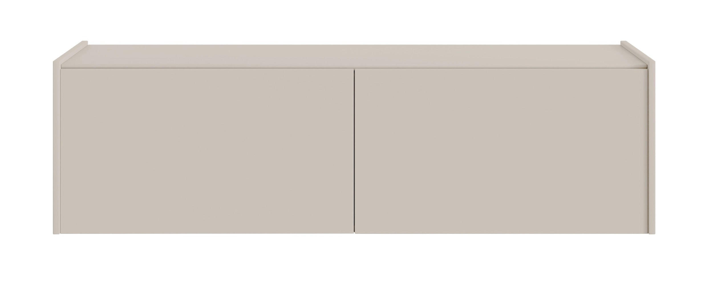 TV-LOWBOARD Magro 2-türig hängend oder stehend, Kaschmirgrau, 140 cm - Taupe, Holzwerkstoff (140/46.2/39cm) - Selsey