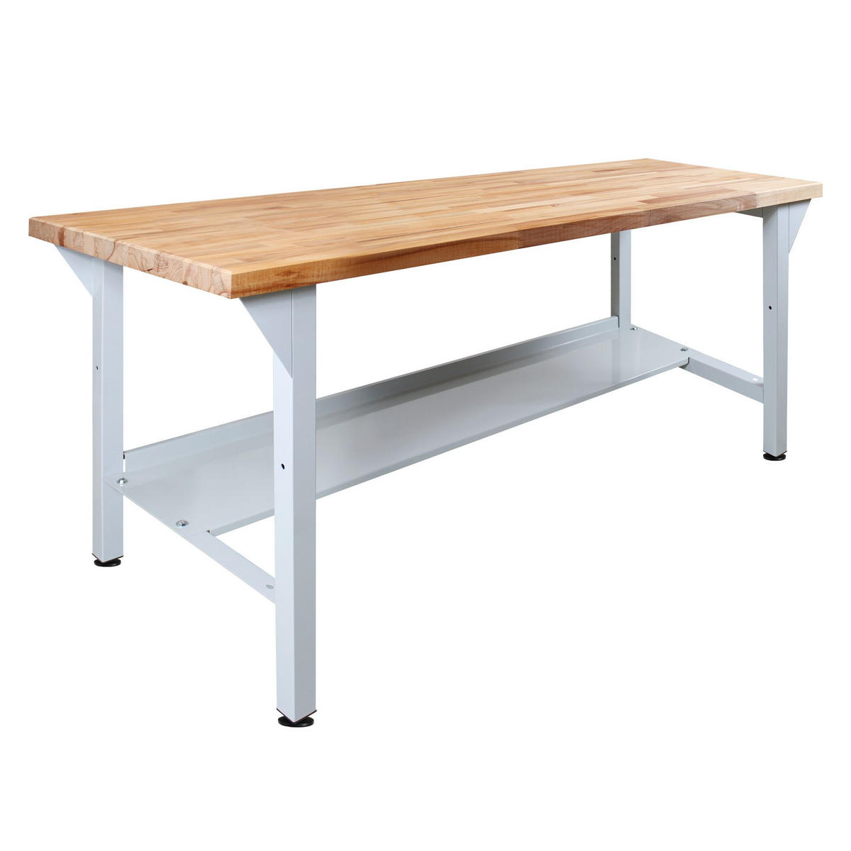 WERKBANK Giant Rhino Plus 84x200x70cm Traglast 500kg Lichtgrau - Grau, Holz (200/84/70cm) - PROREGAL