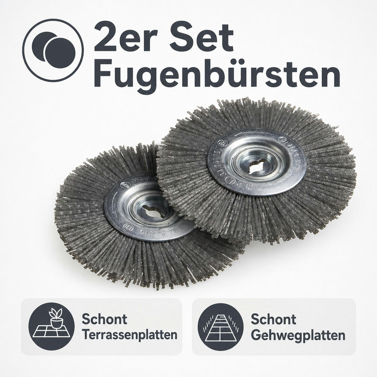 FUGENBÜRSTEN - Dunkelgrau, Kunststoff (1.2/1/1.2cm) - Westfalia