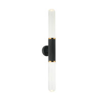 WANDLEUCHTE Hita, Schwarz, 74cm - Schwarz, Glas (12/74/74cm) - KOSILUM