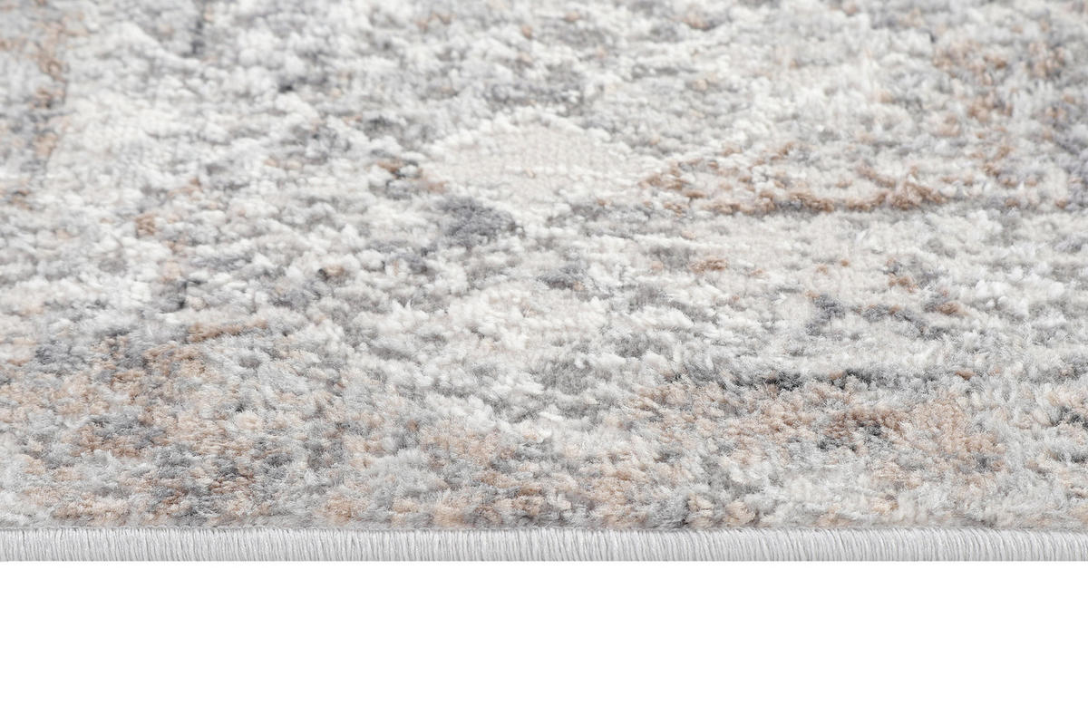 TEPPICHLÄUFER VALLEY hellgrau vintage 120/200 cm - Hellgrau, Textil (120/200cm) - Tapiso