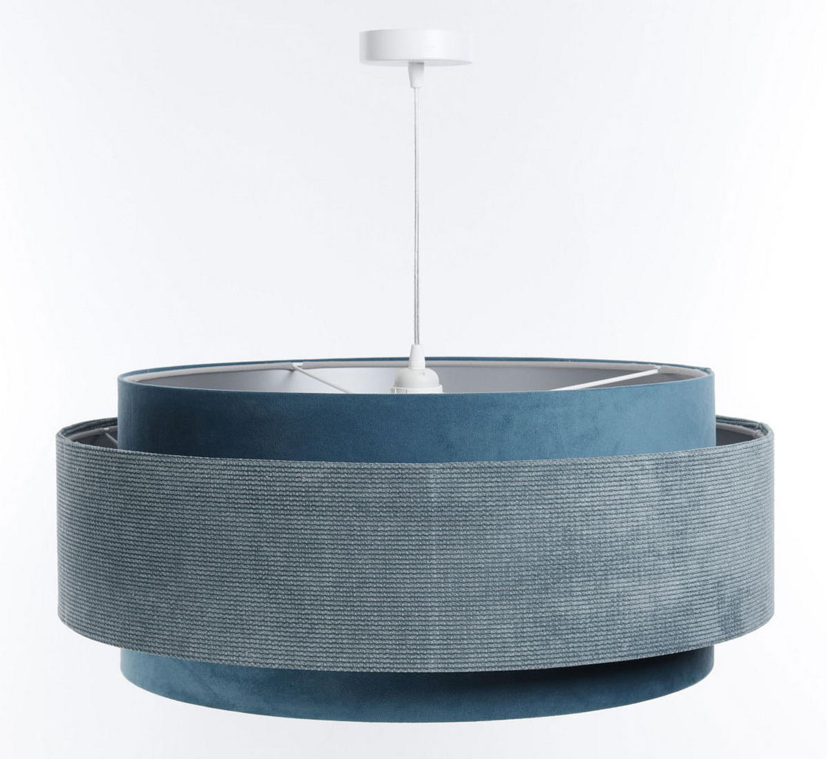 HÄNGELEUCHTE Blau 60/25 cm - Blau, Kunststoff (60/1/25cm) - ONZENO