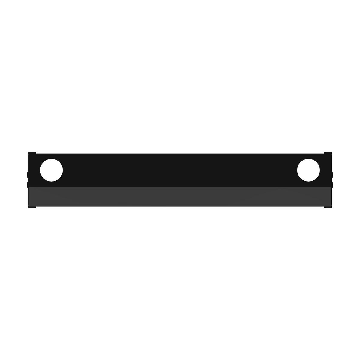 KABELKANAL Horizontaler Kabelkanal Flex-small / Ohne Zubehör Schwarz 880mm - Schwarz, Metall (16/88/10cm) - ASSMANN