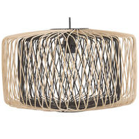 HÄNGELEUCHTE Javari 45/45/120 cm - Hellbraun, Holz (45/45/120cm) - Beliani