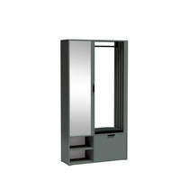 GARDEROBE Milo Uni Salbeigrün - Salbeigrün, Holzwerkstoff (100/189.4/33cm)