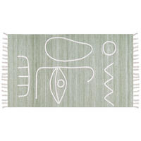 OUTDOOR-TEPPICH Yavu 150/80 cm - Grün, Kunststoff (80/150cm) - Beliani