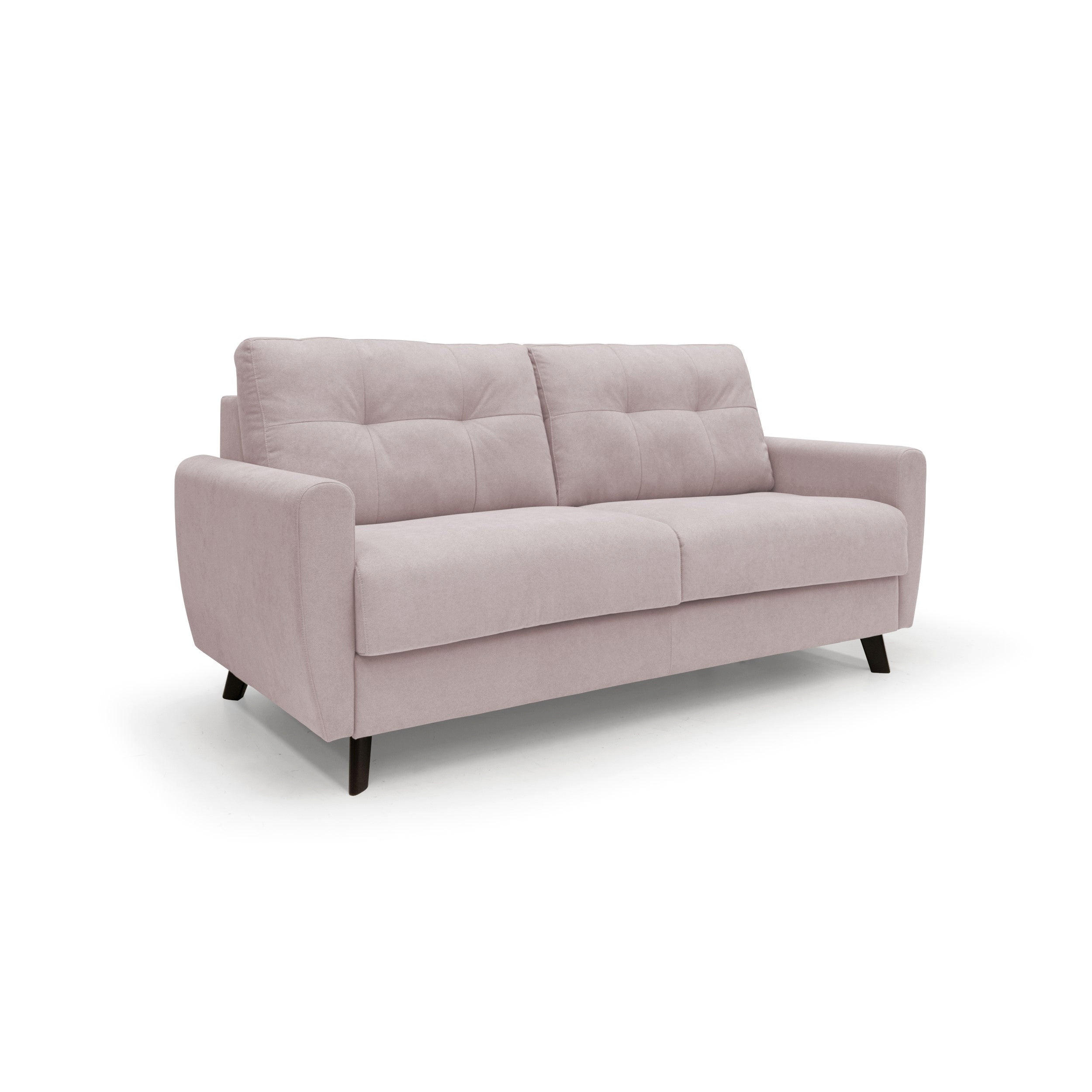 SCHLAFSOFA Callisto - Rosa, Textil (188/97/96cm) - Divani.store