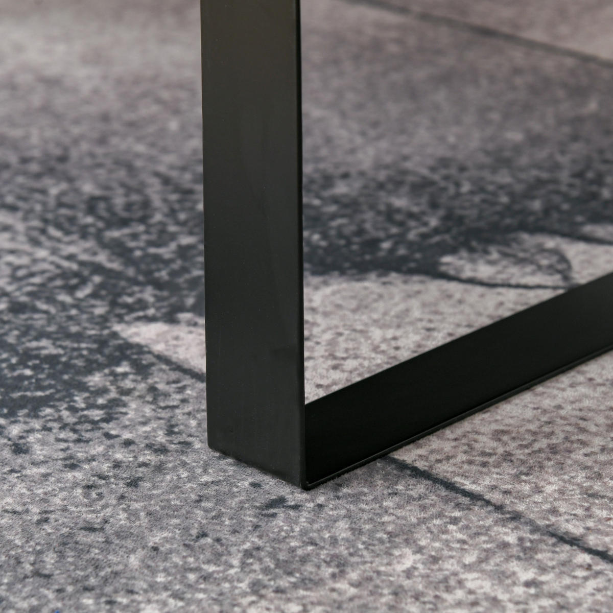 SOFATISCH Couchtisch Schublade stabil einfacher Aufbau Spanplatte Dunkelgrau - Dunkelgrau, Kunststoff (110/60/40cm) - HOMCOM