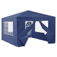 PARTYZELT Wedau - Dunkelblau, Kunststoff/Metall (400/255/300cm) - casa.pro