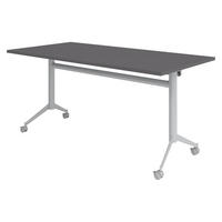 KLAPPTISCH fahrbar KF 80/160/75 cm in Graphitfarben - Graphitfarben, Holzwerkstoff (80/160/75cm) - bümö