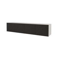 LOWBOARD ZENO-W 2x100x40x41 cm - Weiß / Schwarz - Schwarz, Holzwerkstoff (200/40/41cm) - ALTDECOR