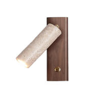 WANDLEUCHTE, Dunkelbraun , 17 × 5 cm - Dunkelbraun, Stein (5/16.5/17cm) - Weltevree
