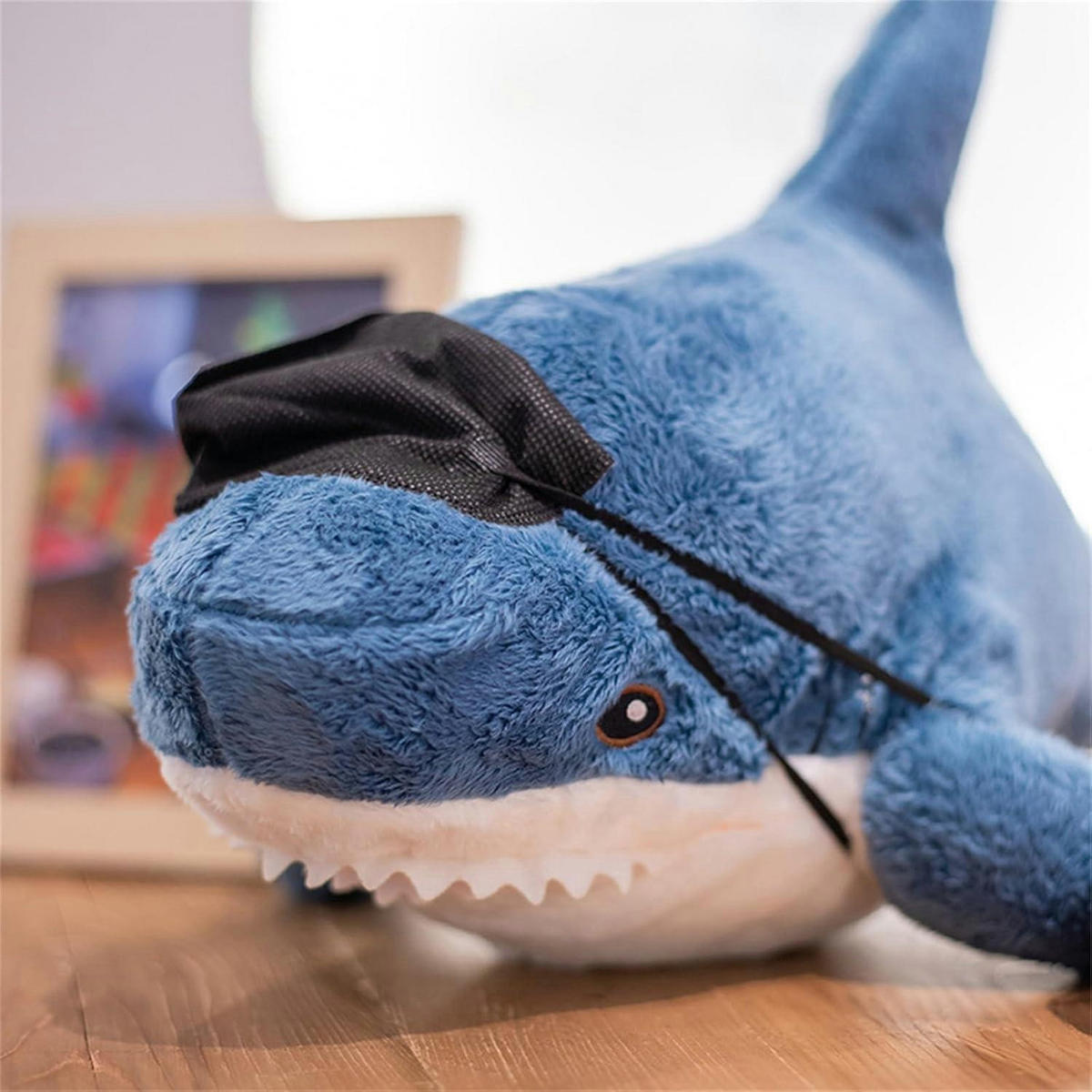 PLÜSCHTIER Hai 60 cm Blau - Blau, Textil (2/60cm)