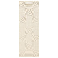 WOLLTEPPICH-LÄUFER Nuria Cream 70x200 cm - Creme, Textil (70/200cm) - benuta Pure