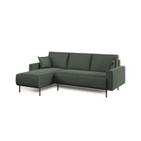ECKSOFA Arthur - Grün, Textil (224/91cm) - Divani.store