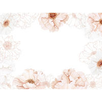 VLIESTAPETE Islandic Poppies, Mohnblumen 4m x 3m, Rose - Pink, Papier (300/400cm) - Lilipinso