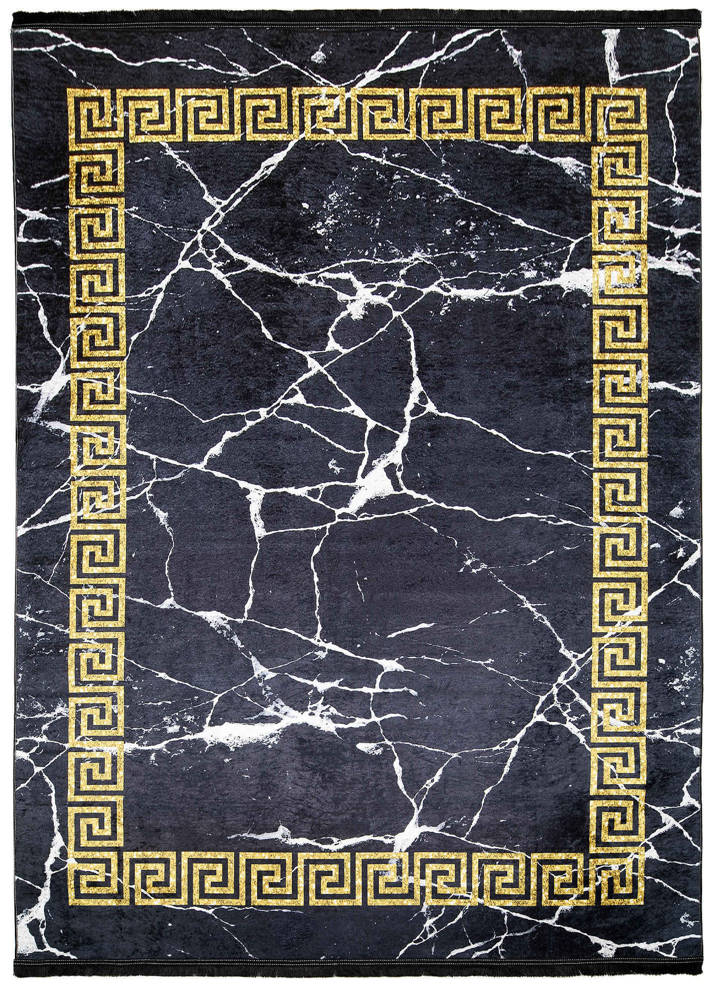 TEPPICH TOSCANA Schwarz 80/150 cm - Schwarz, Textil (80/150cm) - Tapiso
