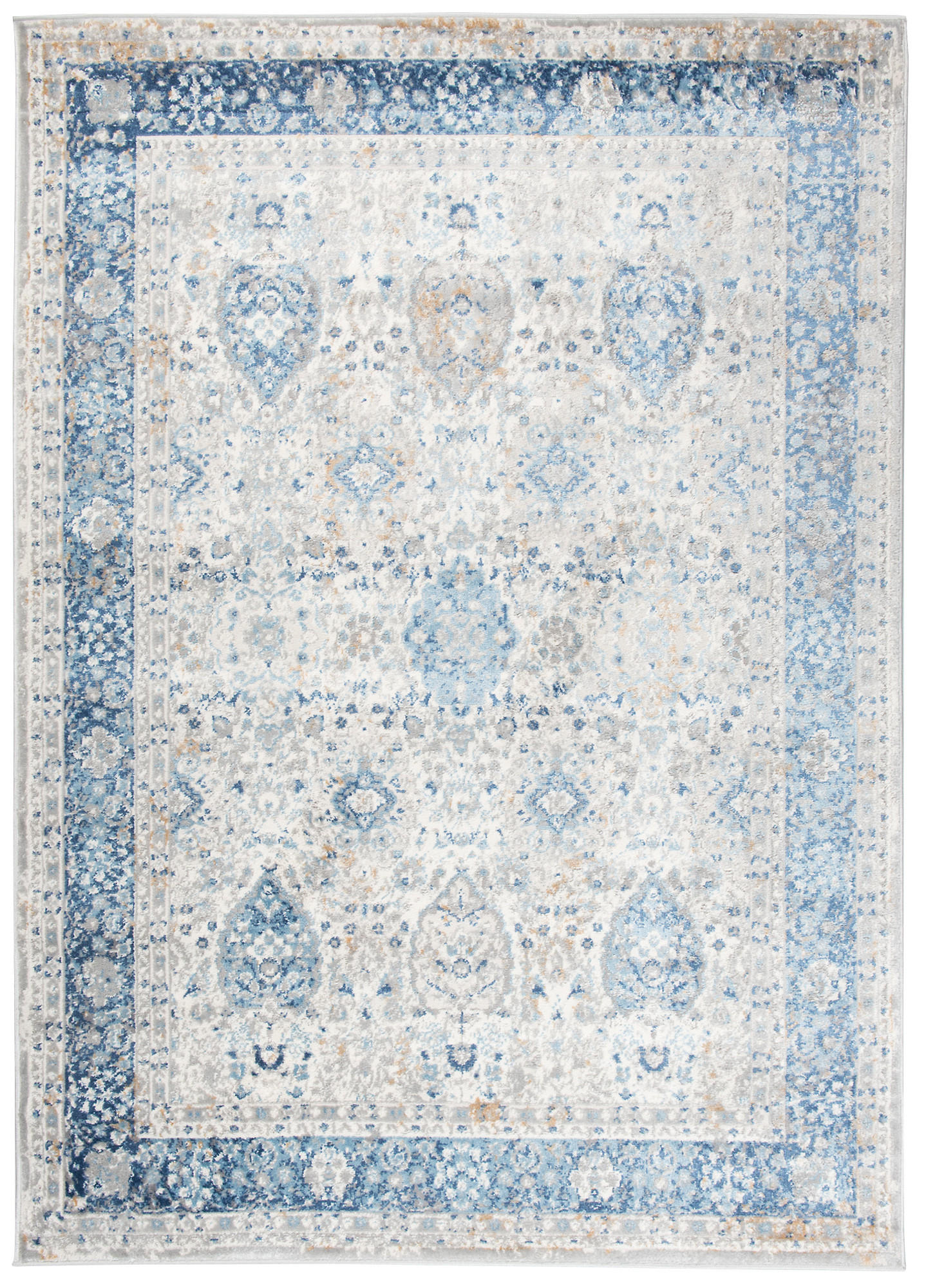 TEPPICH VALLEY Blau 90/150 cm - Blau, Textil (90/150cm) - Tapiso