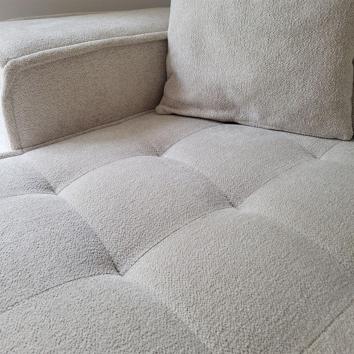 SOFA Sande In Alpine - Hellgrau, Holzwerkstoff/Textil (212/85/90cm) - Fun Möbel