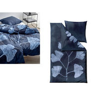 BETTWÄSCHE Botanicals blau 135/200 cm Bio-Baumwolle - Blau, Textil (135/200cm) - Södahl