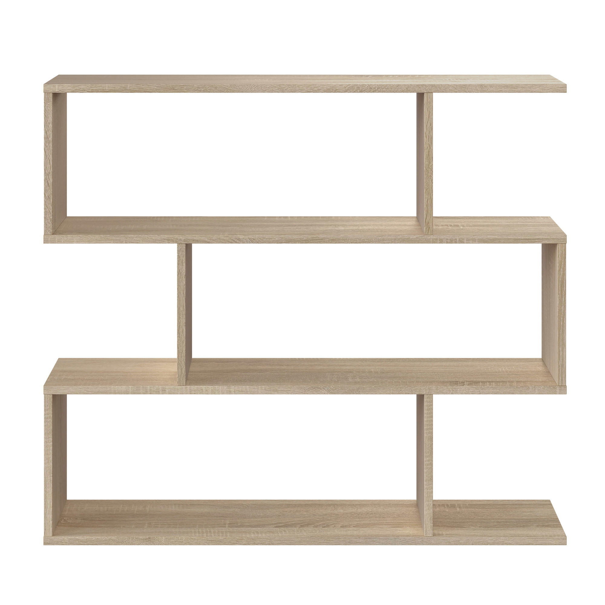 REGAL Bologna Eiche Farbe 6 Fächer - Honigeiche, Holzwerkstoff (110/97/25cm) - VS Venta-stock