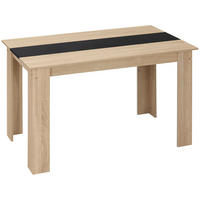 ESSTISCH Eichefarben Schwarz Holzoptik 120/69/75 cm - Naturfarben, Holz (69/120/75cm) - PANGIVO
