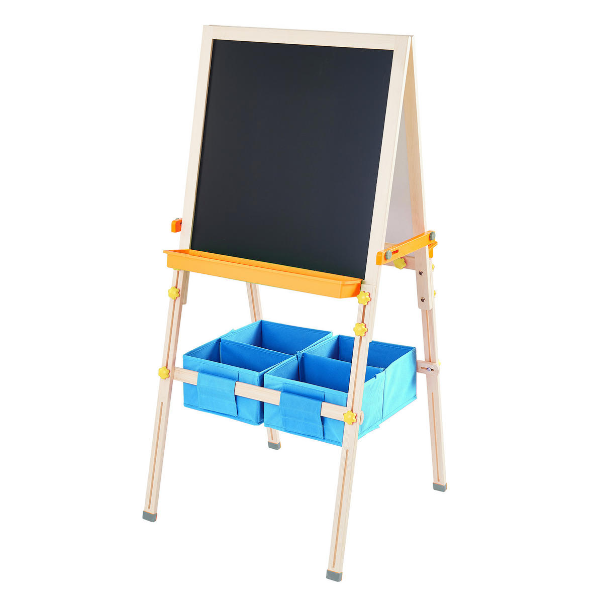 KINDER-STAFFELEI HOLZ Kleiner Künstler Vangogh, Blau, 130cm - Blau, Holz (67/130/63cm) - Teamson Kids