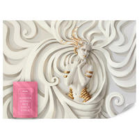 FOTOTAPETE Medusa Abstraktion 3D Effekt 500x350 - Beige, Papier (500/350cm) - Muralo