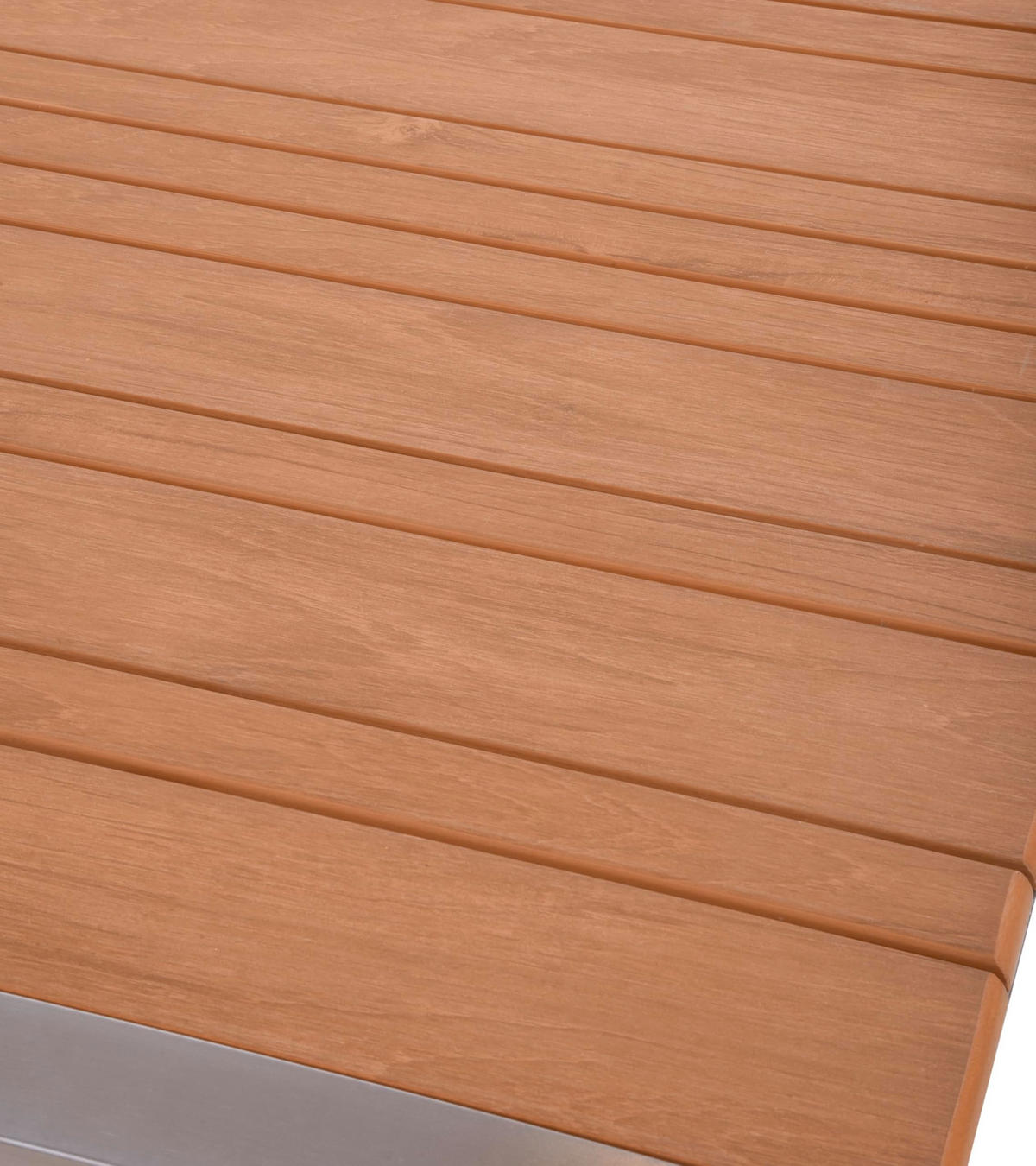 GARTENLOUNGESET Cornel 4-teilig Gartenmöbel - Braun, Kunststoff - DELUKE