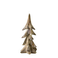 DEKOFIGUR Santa Lila Braun 14x13,5x28,5 cm Kunststoff - Braun, Kunststoff (13.5/28.5/14cm) - Mondex