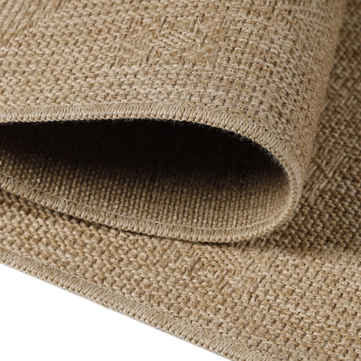 TEPPICH Outdoor KASBERG in Beige, im Vintage-Stil, 80 x 150 cm - Beige, Textil (150/80cm) - KADIMA DESIGN