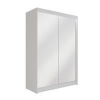 KLEIDERSCHRANK AMOHA mit LED - 120 cm - Weiß - Weiß, Holzwerkstoff (120/215/61cm) - ALTDECOR