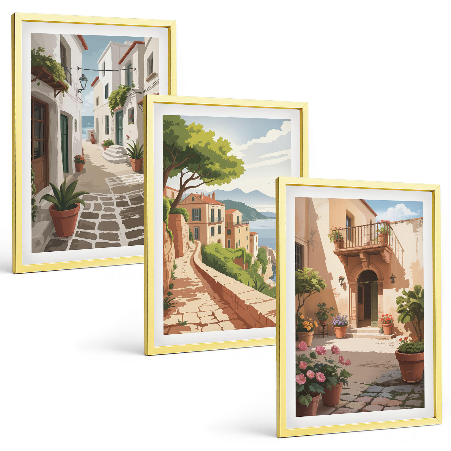 Tulup Bilder Gold 40x60 cm