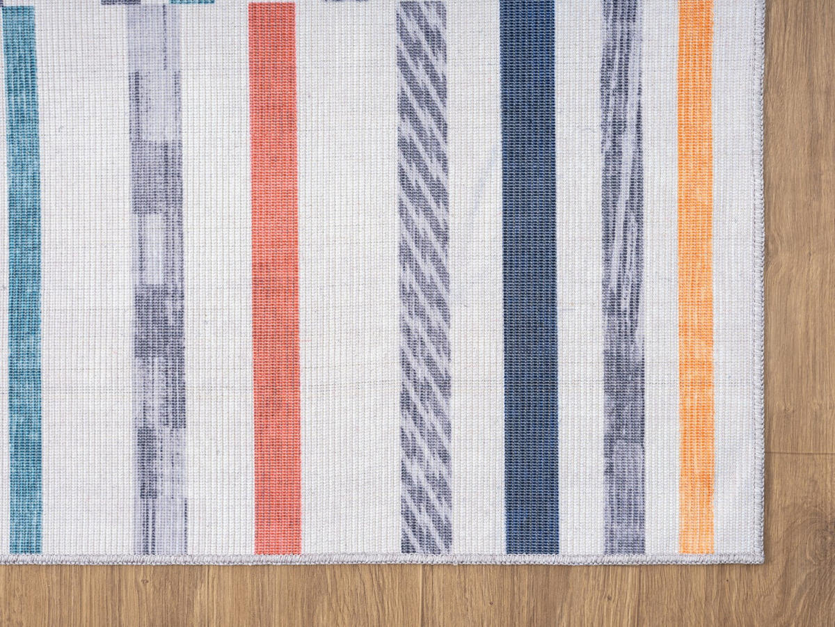 TEPPICH Liran Dunkelblau,Currygelb,Petrol 160/230 cm - Dunkelblau, Textil (160/230cm) - My-Rug