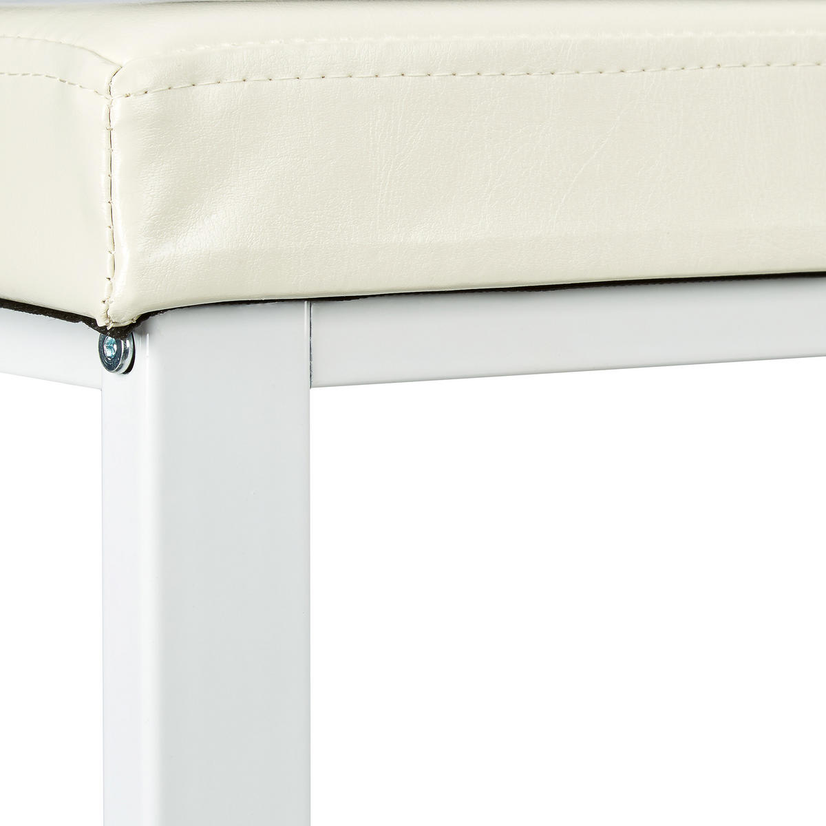 SCHUHBANK - Weiß, Holzwerkstoff/Kunststoff (81/49/31cm) - Relaxdays