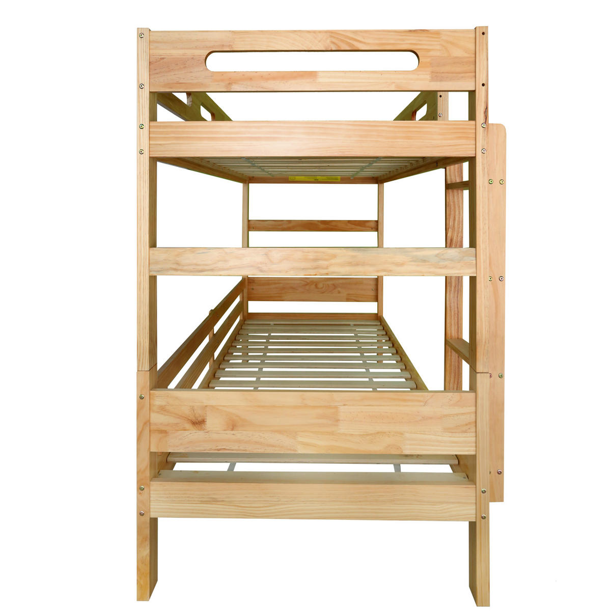 ETAGENBETT Kinderbett 90x200 Natur - Naturfarben, Holz (90/200cm) - ComfortXL