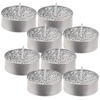 TEELICHTKERZEN Basic Silber 3.5/3.5/2 cm Naturmaterial - Silberfarben, Naturmaterialien (3.5/2/3.5cm) - Mondex