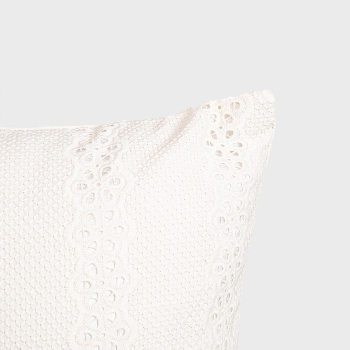 KOPFKISSENBEZUG Farim ecru 45/45 cm - Ecru, Textil (45/45cm) - Homla