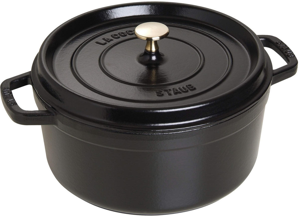 BRÄTER Cocotte Schwarz - ø 26 cm / 5.2 liter - Schwarz, Metall (26cm) - Staub